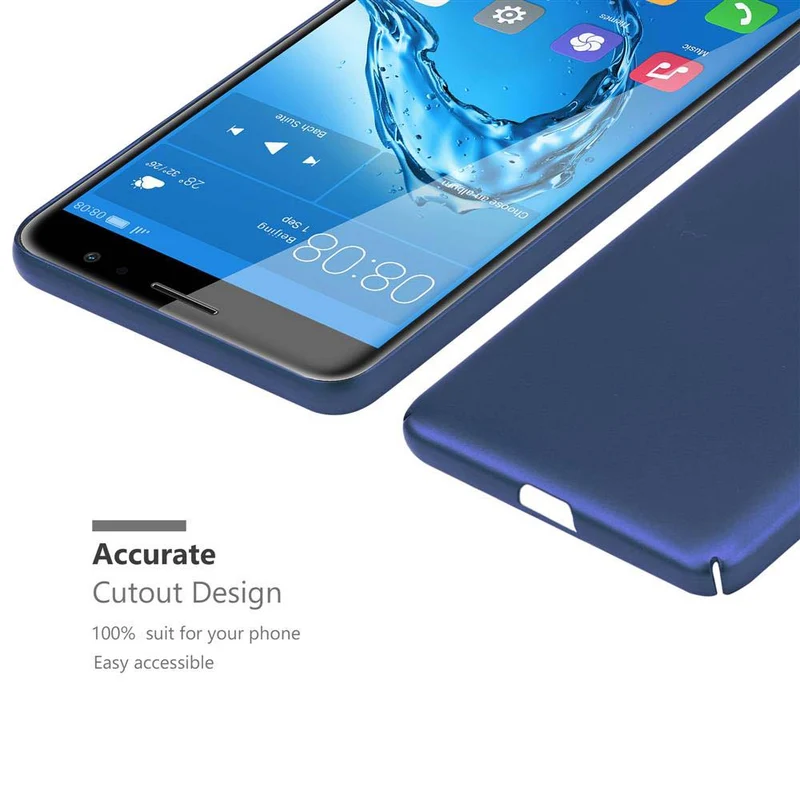 Cadorabo Hülle kompatibel mit Huawei NOVA PLUS Hard Case Schutzhülle in Metall Optik gegen Kratzer und Stöße