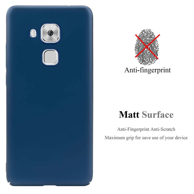 Cadorabo Hülle kompatibel mit Huawei NOVA PLUS Hard Case Schutzhülle in Metall Optik gegen Kratzer und Stöße
