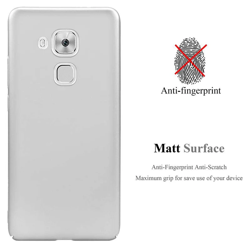 Cadorabo Hülle kompatibel mit Huawei NOVA PLUS Hard Case Schutzhülle in Metall Optik gegen Kratzer und Stöße