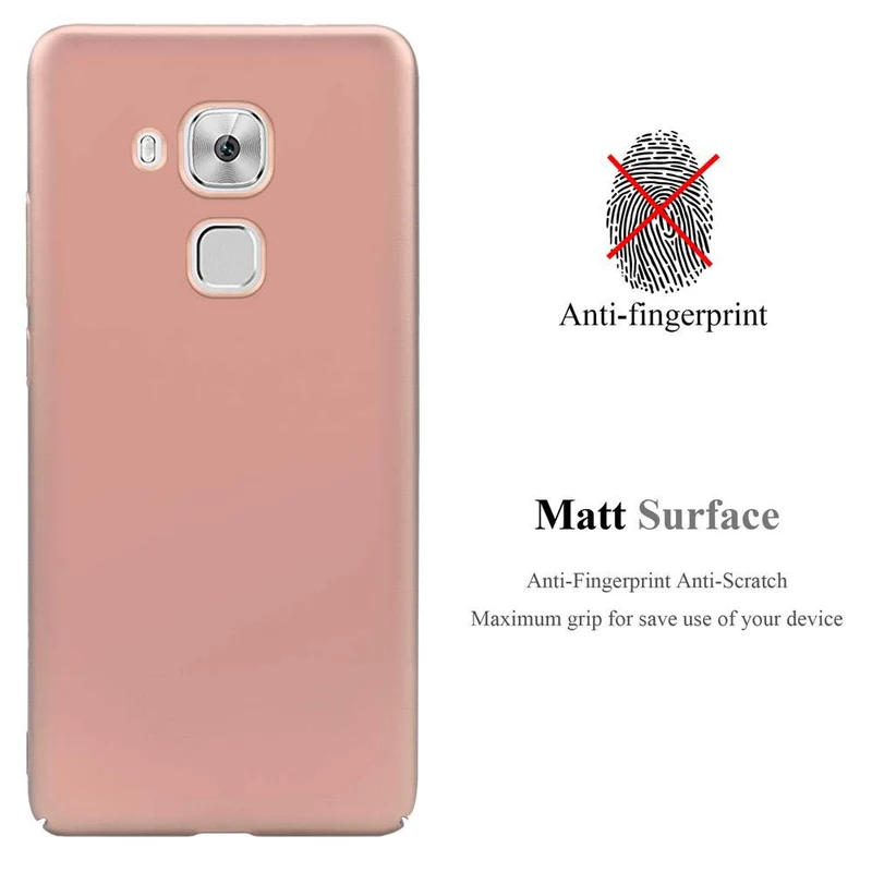 Cadorabo Hülle kompatibel mit Huawei NOVA PLUS Hard Case Schutzhülle in Metall Optik gegen Kratzer und Stöße