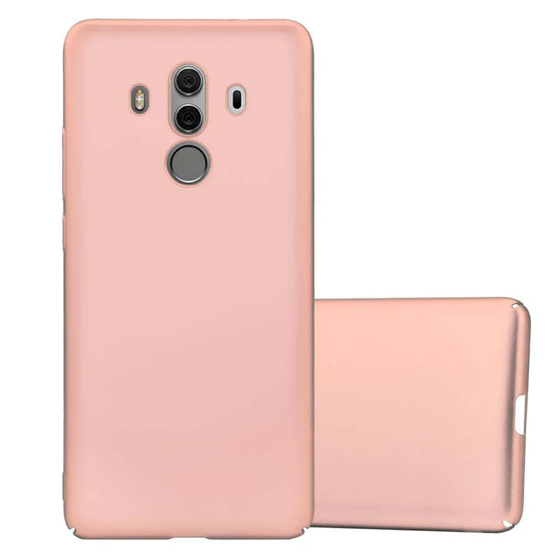 Cadorabo Hülle kompatibel mit Huawei MATE 10 PRO Hard Case Schutzhülle in Metall Optik gegen Kratzer und Stöße