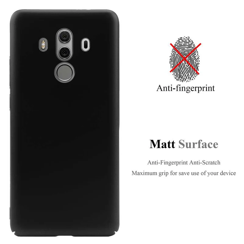 Cadorabo Hülle kompatibel mit Huawei MATE 10 PRO Hard Case Schutzhülle in Metall Optik gegen Kratzer und Stöße