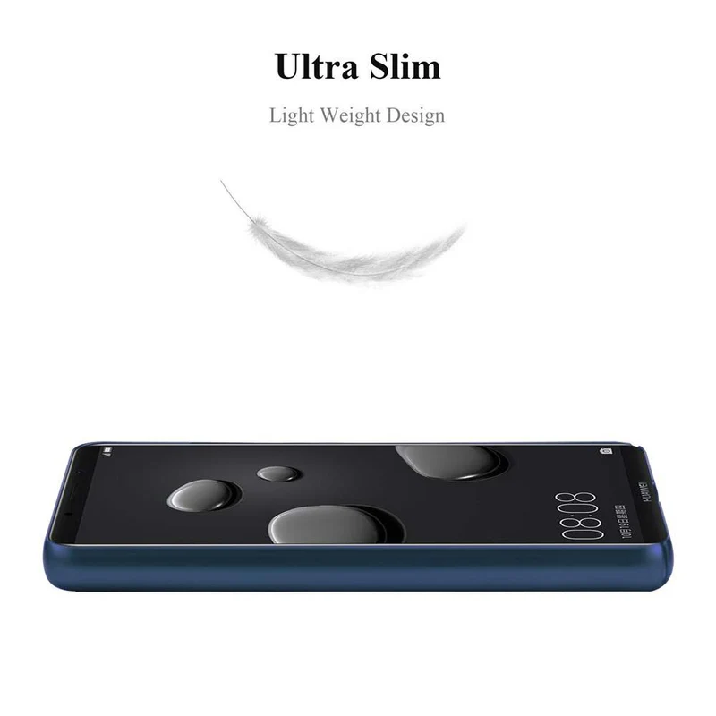 Cadorabo Hülle kompatibel mit Huawei MATE 10 PRO Hard Case Schutzhülle in Metall Optik gegen Kratzer und Stöße