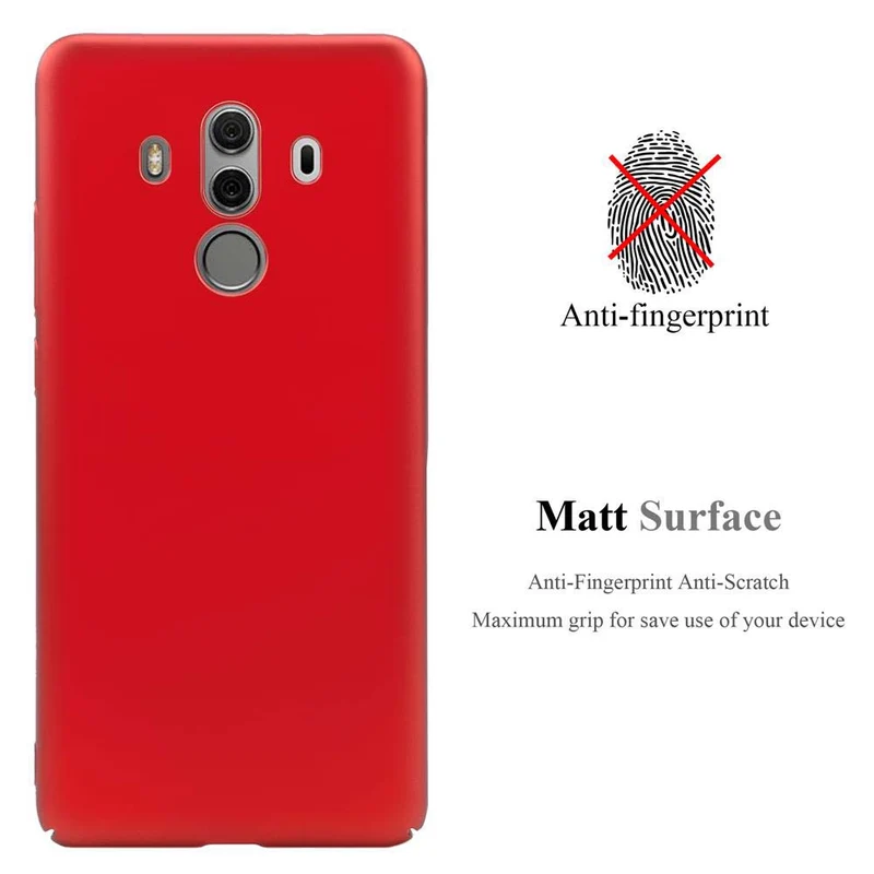 Cadorabo Hülle kompatibel mit Huawei MATE 10 PRO Hard Case Schutzhülle in Metall Optik gegen Kratzer und Stöße