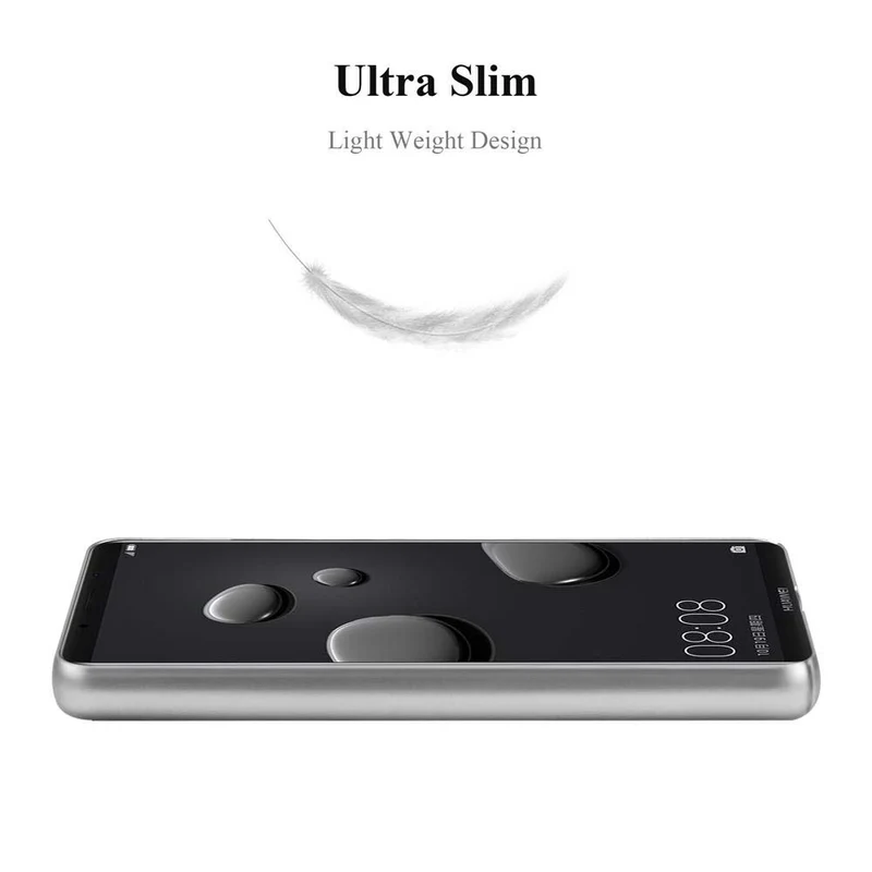 Cadorabo Hülle kompatibel mit Huawei MATE 10 PRO Hard Case Schutzhülle in Metall Optik gegen Kratzer und Stöße