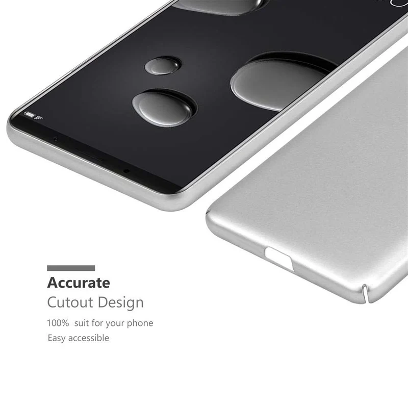 Cadorabo Hülle kompatibel mit Huawei MATE 10 PRO Hard Case Schutzhülle in Metall Optik gegen Kratzer und Stöße