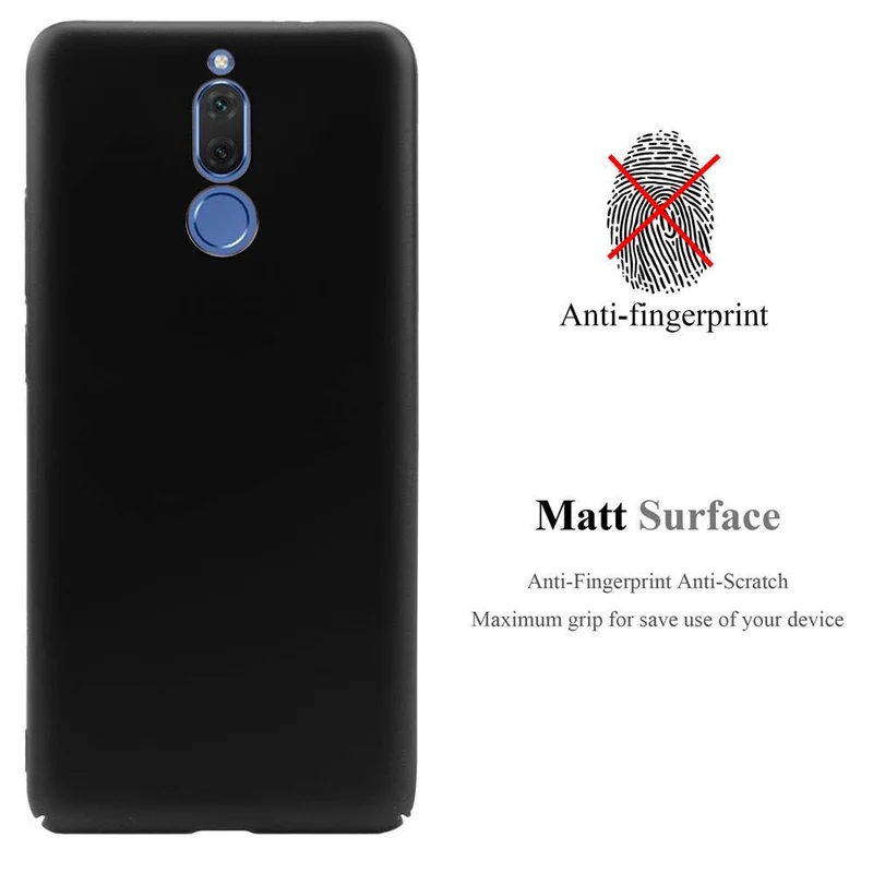 Cadorabo Hülle kompatibel mit Huawei MATE 10 LITE Hard Case Schutzhülle in Metall Optik gegen Kratzer und Stöße