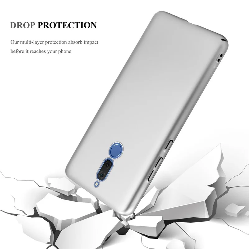 Cadorabo Hülle kompatibel mit Huawei MATE 10 LITE Hard Case Schutzhülle in Metall Optik gegen Kratzer und Stöße