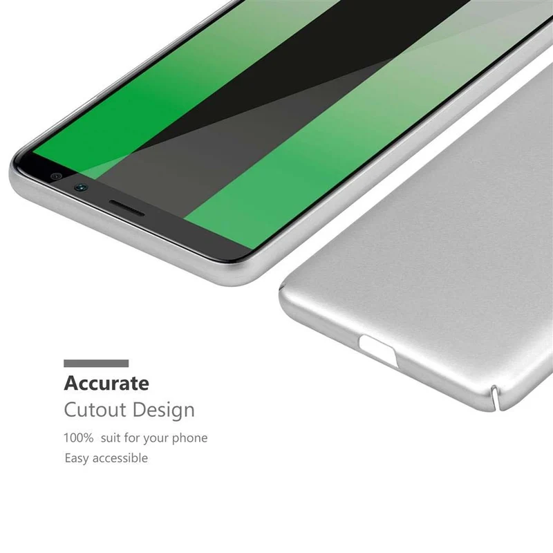 Cadorabo Hülle kompatibel mit Huawei MATE 10 LITE Hard Case Schutzhülle in Metall Optik gegen Kratzer und Stöße