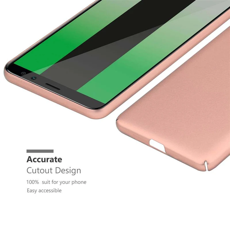 Cadorabo Hülle kompatibel mit Huawei MATE 10 LITE Hard Case Schutzhülle in Metall Optik gegen Kratzer und Stöße