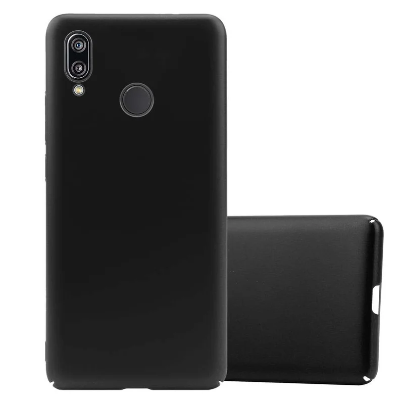 Cadorabo Hülle kompatibel mit Huawei P20 LITE 2018 / NOVA 3E Hard Case Schutzhülle in Metall Optik gegen Kratzer und Stöße
