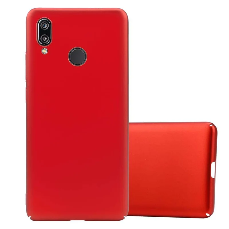 Cadorabo Hülle kompatibel mit Huawei P20 LITE 2018 / NOVA 3E Hard Case Schutzhülle in Metall Optik gegen Kratzer und Stöße