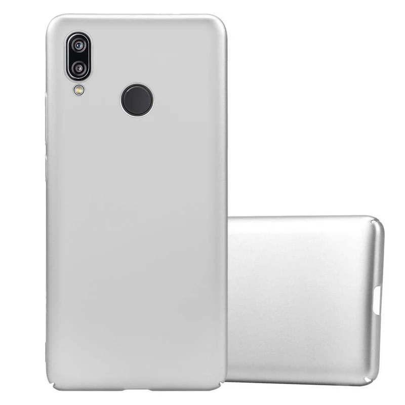 Cadorabo Hülle kompatibel mit Huawei P20 LITE 2018 / NOVA 3E Hard Case Schutzhülle in Metall Optik gegen Kratzer und Stöße