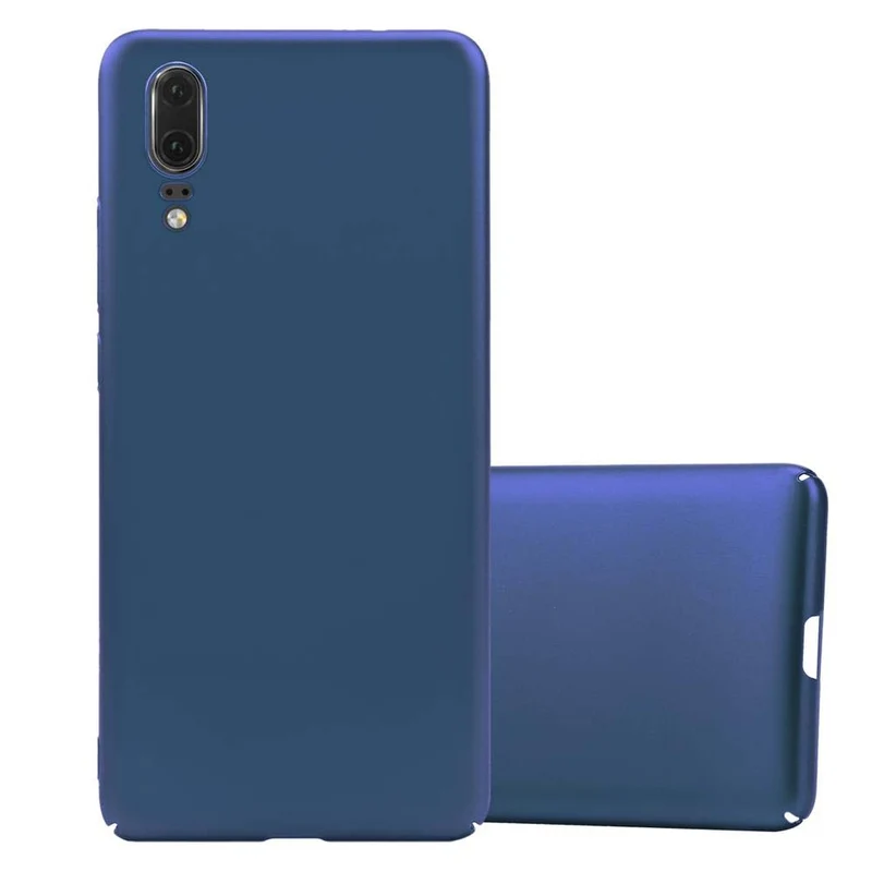 Cadorabo Hülle kompatibel mit Huawei P20 Hard Case Schutzhülle in Metall Optik gegen Kratzer und Stöße