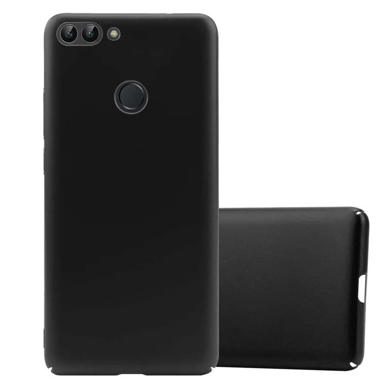Cadorabo Hülle kompatibel mit Huawei P SMART 2018 / Enjoy 7S Hard Case Schutzhülle in Metall Optik gegen Kratzer und Stöße