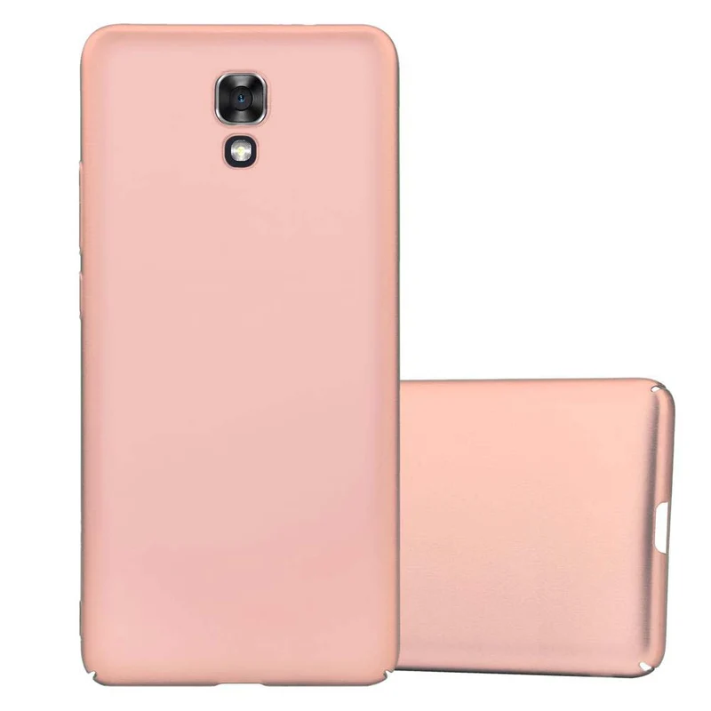 Cadorabo Hülle kompatibel mit LG X SCREEN Hard Case Schutzhülle in Metall Optik gegen Kratzer und Stöße
