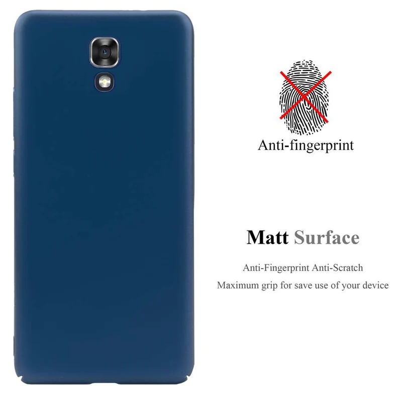 Cadorabo Hülle kompatibel mit LG X SCREEN Hard Case Schutzhülle in Metall Optik gegen Kratzer und Stöße