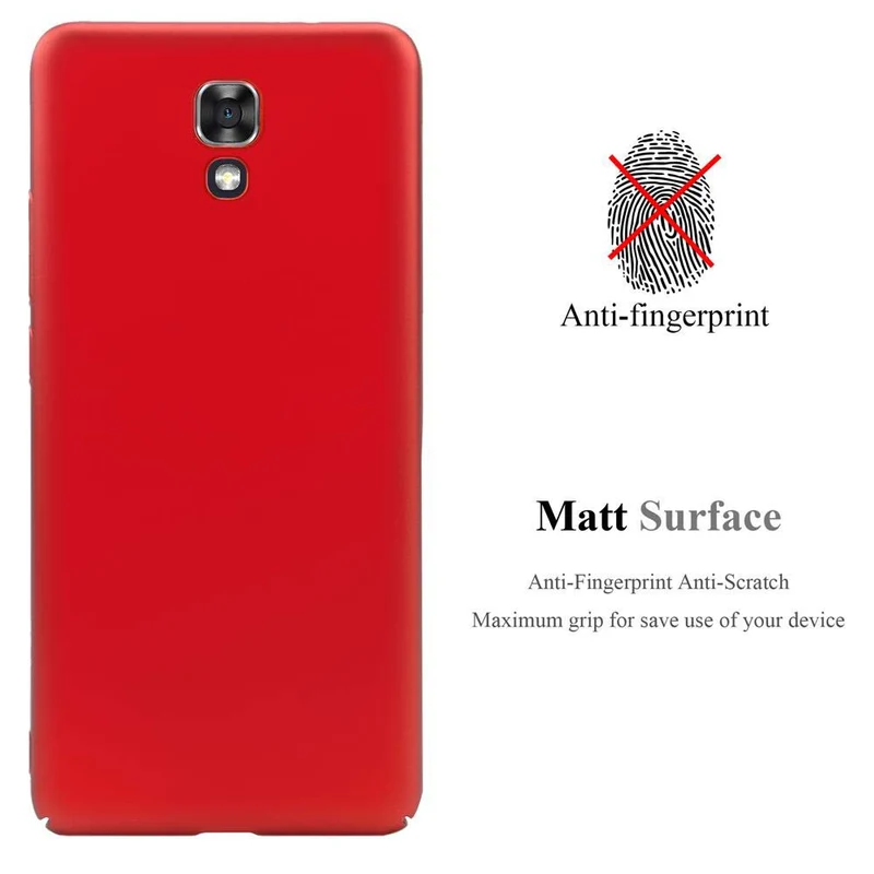 Cadorabo Hülle kompatibel mit LG X SCREEN Hard Case Schutzhülle in Metall Optik gegen Kratzer und Stöße