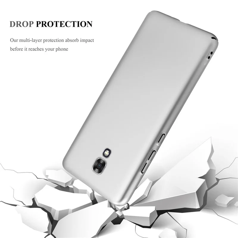 Cadorabo Hülle kompatibel mit LG X SCREEN Hard Case Schutzhülle in Metall Optik gegen Kratzer und Stöße