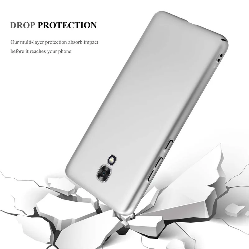 Cadorabo Hülle kompatibel mit LG X SCREEN Hard Case Schutzhülle in Metall Optik gegen Kratzer und Stöße