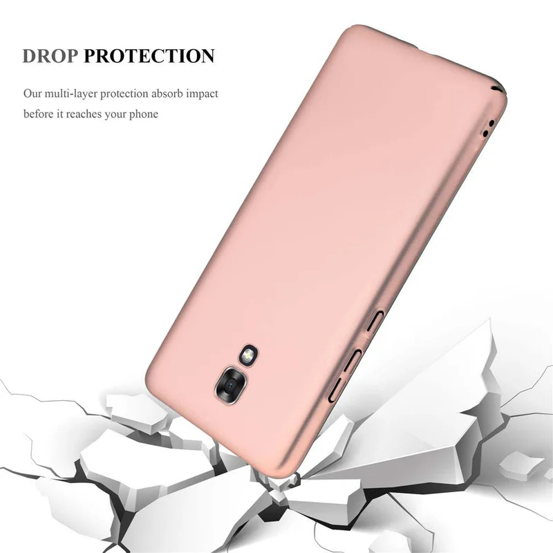 Cadorabo Hülle kompatibel mit LG X SCREEN Hard Case Schutzhülle in Metall Optik gegen Kratzer und Stöße