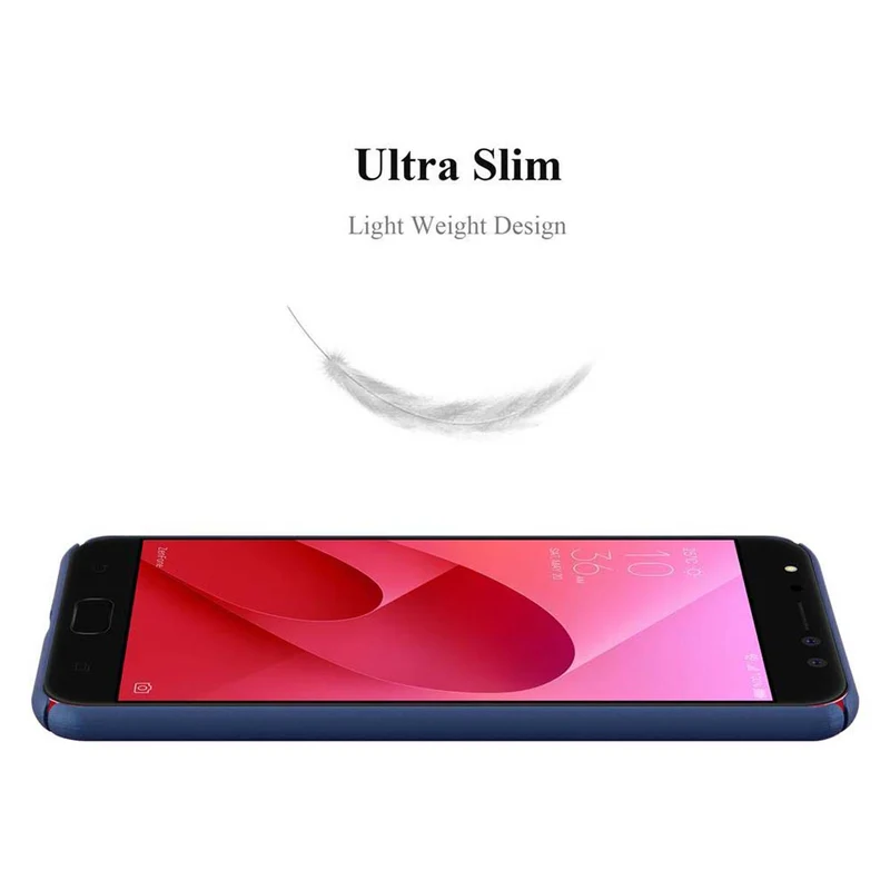 Cadorabo Hülle kompatibel mit Asus ZenFone 4 Selfie PRO Hard Case Schutzhülle in Metall Optik gegen Kratzer und Stöße