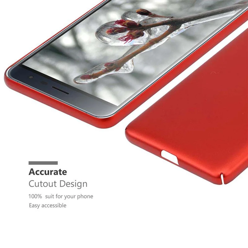 Cadorabo Hülle kompatibel mit Asus ZenFone 3 (5.2 Zoll) Hard Case Schutzhülle in Metall Optik gegen Kratzer und Stöße