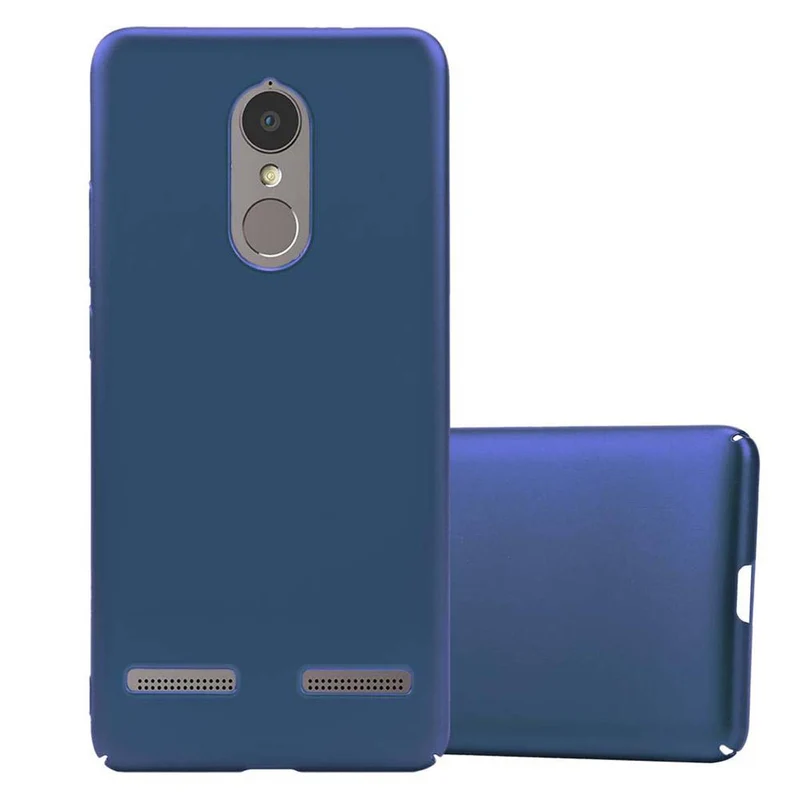 Cadorabo Hülle kompatibel mit Lenovo K6 / K6 POWER Hard Case Schutzhülle in Metall Optik gegen Kratzer und Stöße