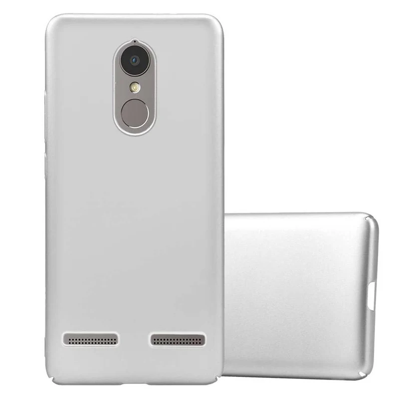Cadorabo Hülle kompatibel mit Lenovo K6 / K6 POWER Hard Case Schutzhülle in Metall Optik gegen Kratzer und Stöße