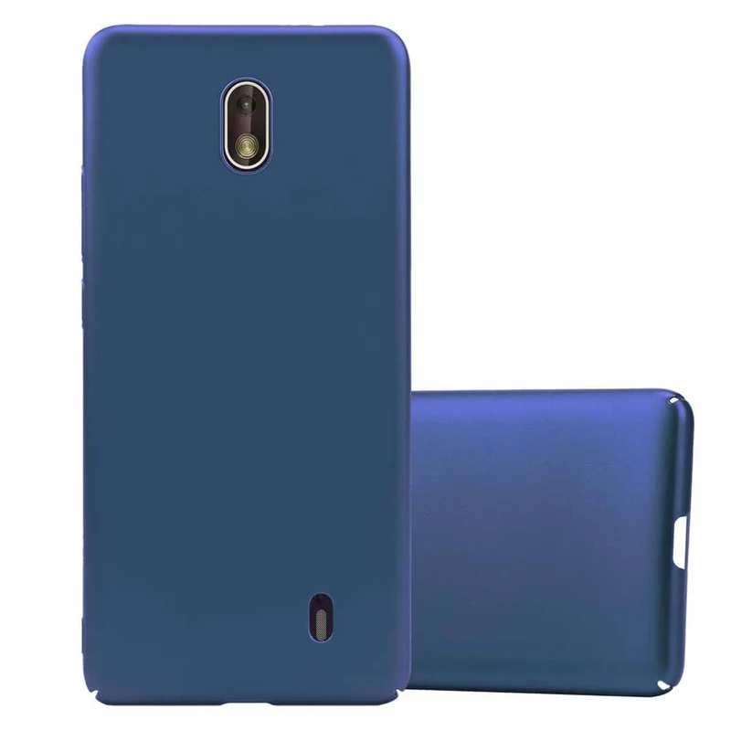 Cadorabo Hülle kompatibel mit Nokia 1 2018 Hard Case Schutzhülle in Metall Optik gegen Kratzer und Stöße