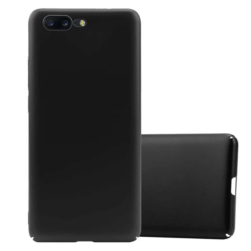 Cadorabo Hülle kompatibel mit OnePlus 5 Hard Case Schutzhülle in Metall Optik gegen Kratzer und Stöße