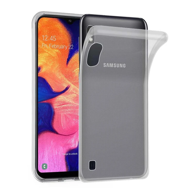 Cadorabo Hülle kompatibel mit Samsung Galaxy A10 / M10 Schutzhülle aus flexiblem TPU Silikon