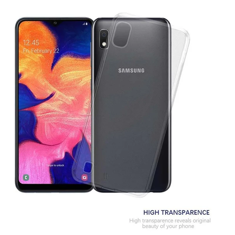Cadorabo Hülle kompatibel mit Samsung Galaxy A10 / M10 Schutzhülle aus flexiblem TPU Silikon