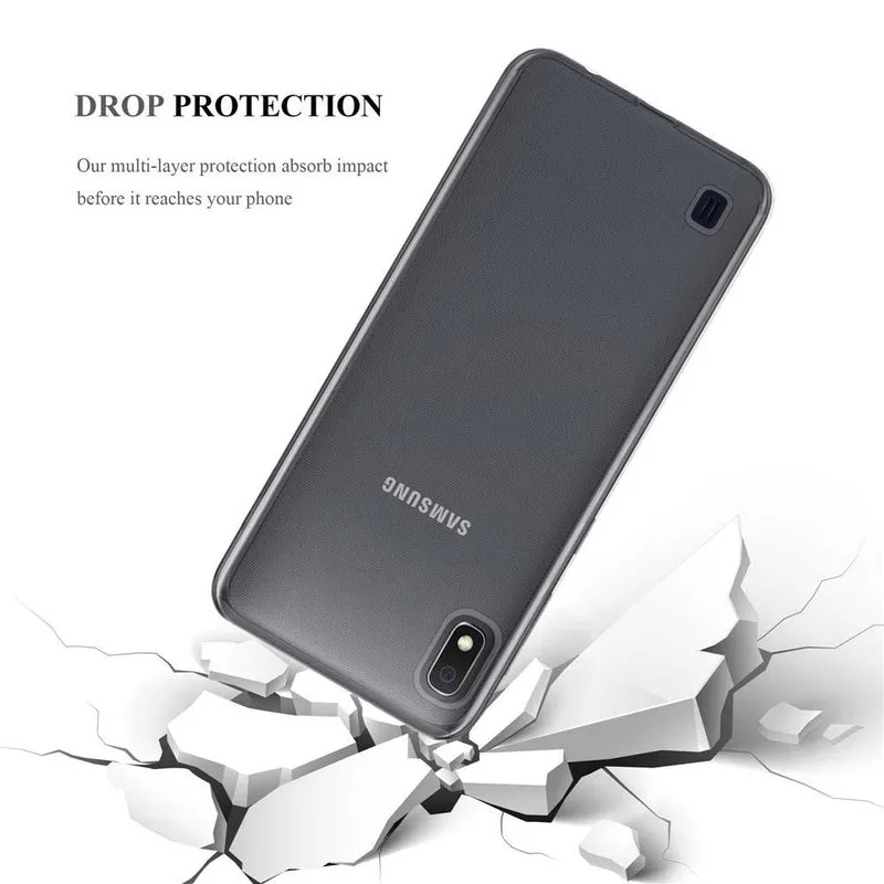 Cadorabo Hülle kompatibel mit Samsung Galaxy A10 / M10 Schutzhülle aus flexiblem TPU Silikon