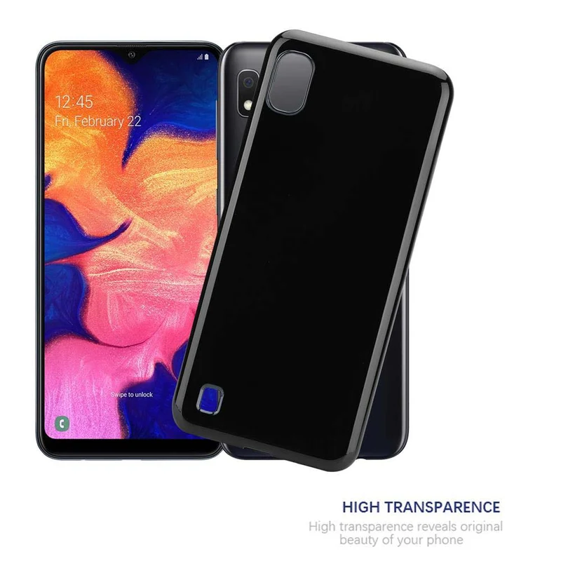 Cadorabo Hülle kompatibel mit Samsung Galaxy A10 / M10 Schutzhülle aus flexiblem TPU Silikon