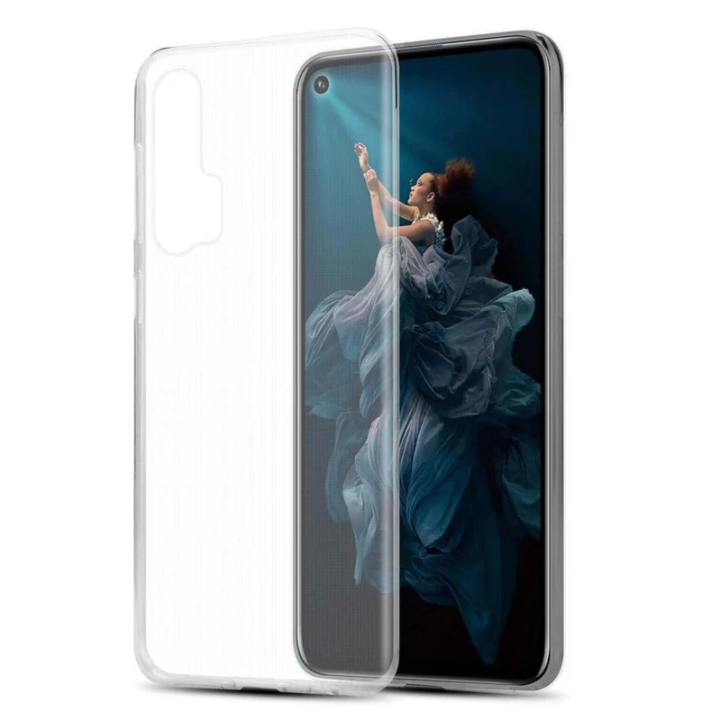 Cadorabo Hülle kompatibel mit Honor 20 PRO Schutzhülle aus flexiblem TPU Silikon