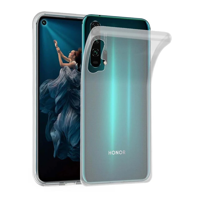 Cadorabo Hülle kompatibel mit Honor 20 PRO Schutzhülle aus flexiblem TPU Silikon