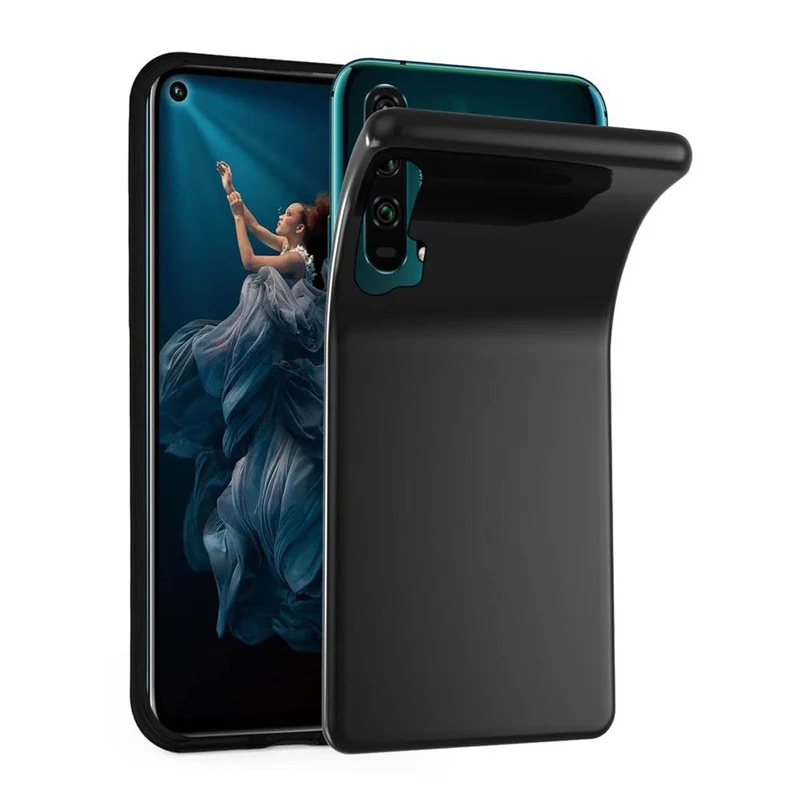 Cadorabo Hülle kompatibel mit Honor 20 PRO Schutzhülle aus flexiblem TPU Silikon