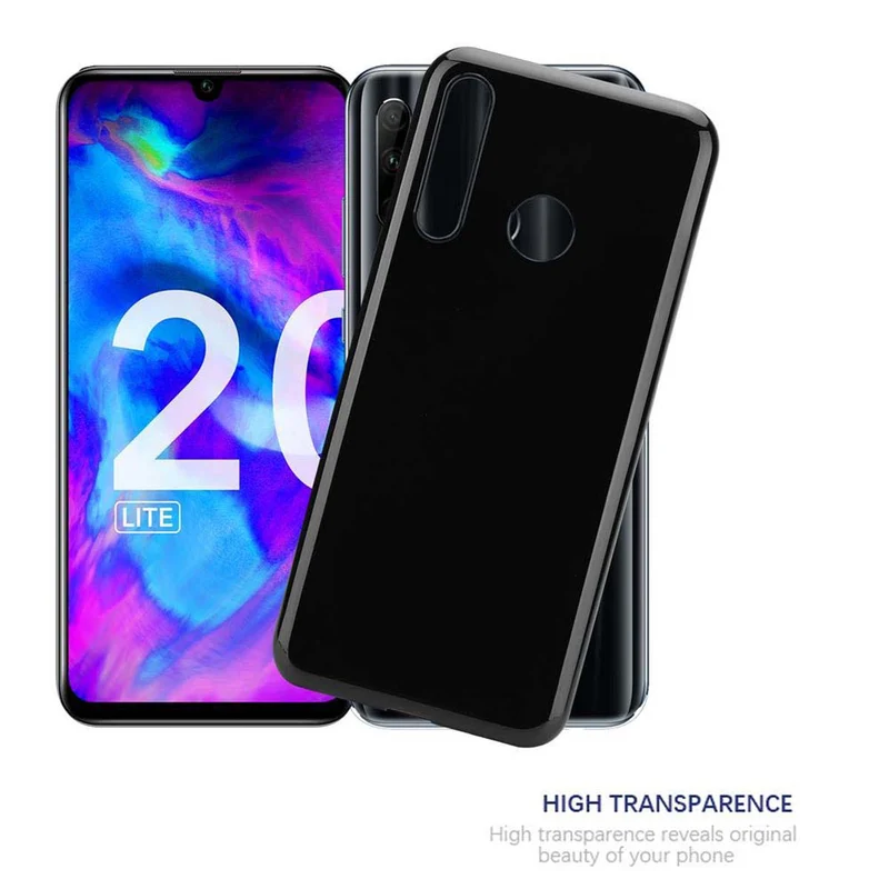 Cadorabo Hülle kompatibel mit Honor 10i / 20i / 20 LITE / Huawei Enjoy 9S Schutzhülle aus flexiblem TPU Silikon