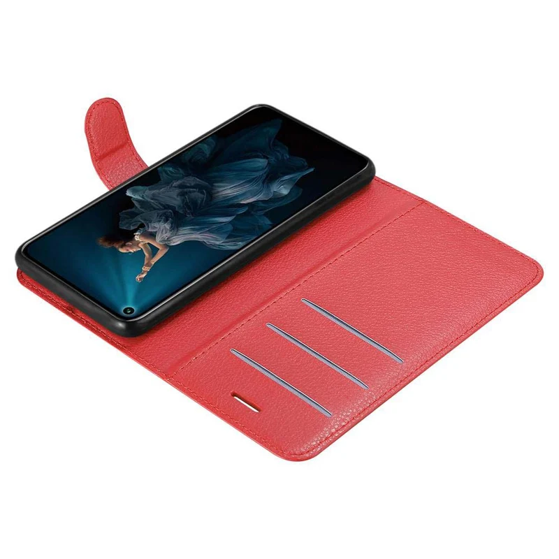 Cadorabo Hülle kompatibel mit Honor 20 PRO Schutzhülle mit Magnetverschluss, Standfunktion und Kartenfach