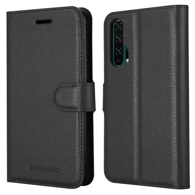 Cadorabo Hülle kompatibel mit Honor 20 PRO Schutzhülle mit Magnetverschluss, Standfunktion und Kartenfach