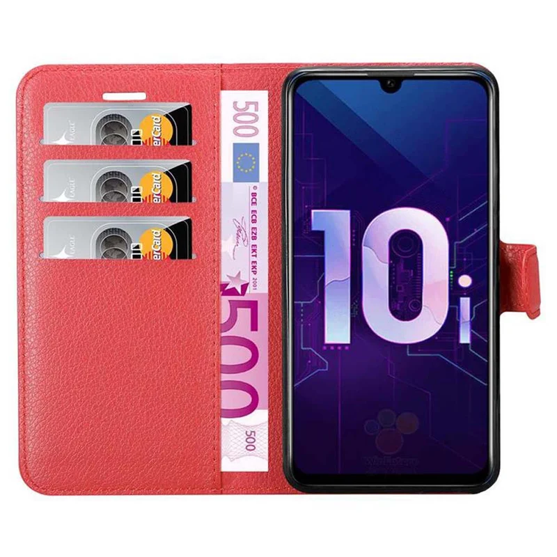 Cadorabo Hülle kompatibel mit Honor 10i / 20i / 20 LITE / Huawei Enjoy 9S Schutzhülle mit Magnetverschluss, Standfunktion und Kartenfach