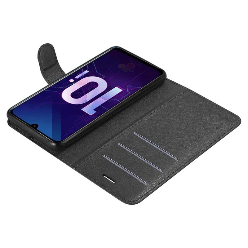 Cadorabo Hülle kompatibel mit Honor 10i / 20i / 20 LITE / Huawei Enjoy 9S Schutzhülle mit Magnetverschluss, Standfunktion und Kartenfach