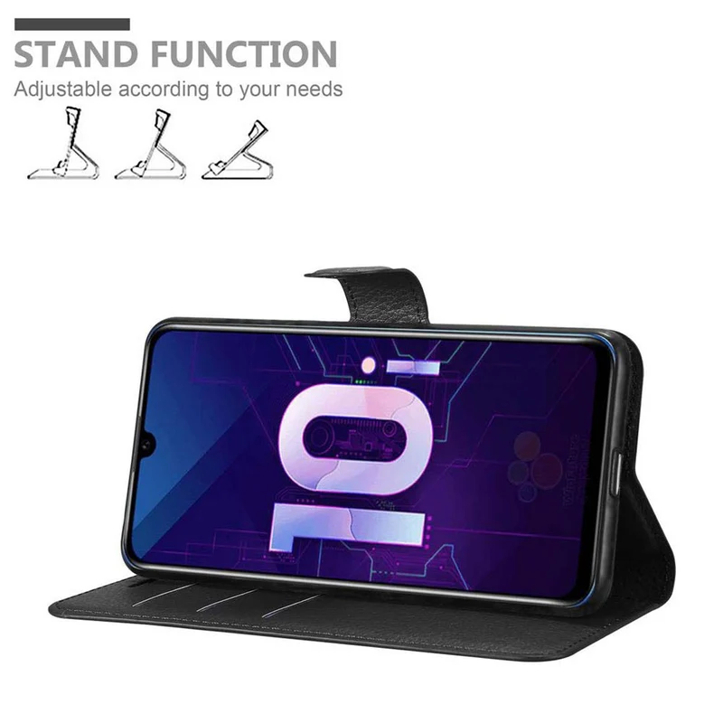 Cadorabo Hülle kompatibel mit Honor 10i / 20i / 20 LITE / Huawei Enjoy 9S Schutzhülle mit Magnetverschluss, Standfunktion und Kartenfach