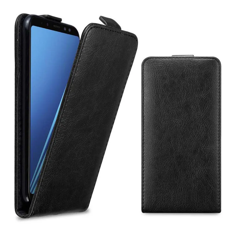 Cadorabo Hülle kompatibel mit Samsung Galaxy A6 2018 Schutzhülle im Flip Design mit Magnetverschluss