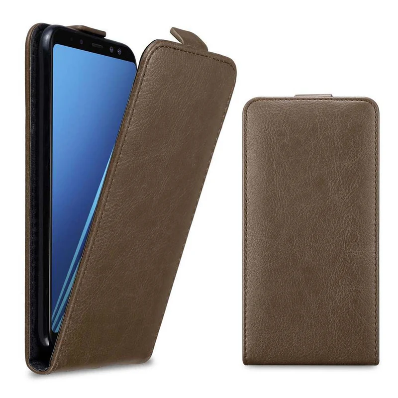 Cadorabo Hülle kompatibel mit Samsung Galaxy A6 2018 Schutzhülle im Flip Design mit Magnetverschluss