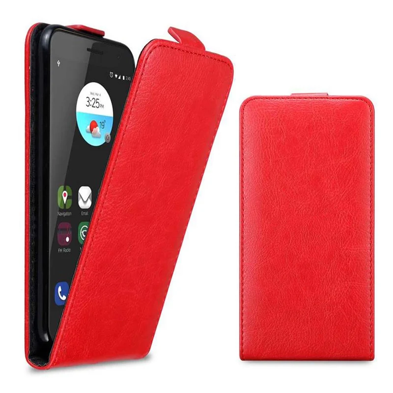 Cadorabo Hülle kompatibel mit ZTE Blade V7 Schutzhülle im Flip Design mit Magnetverschluss