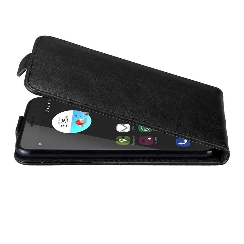 Cadorabo Hülle kompatibel mit ZTE Blade V7 Schutzhülle im Flip Design mit Magnetverschluss