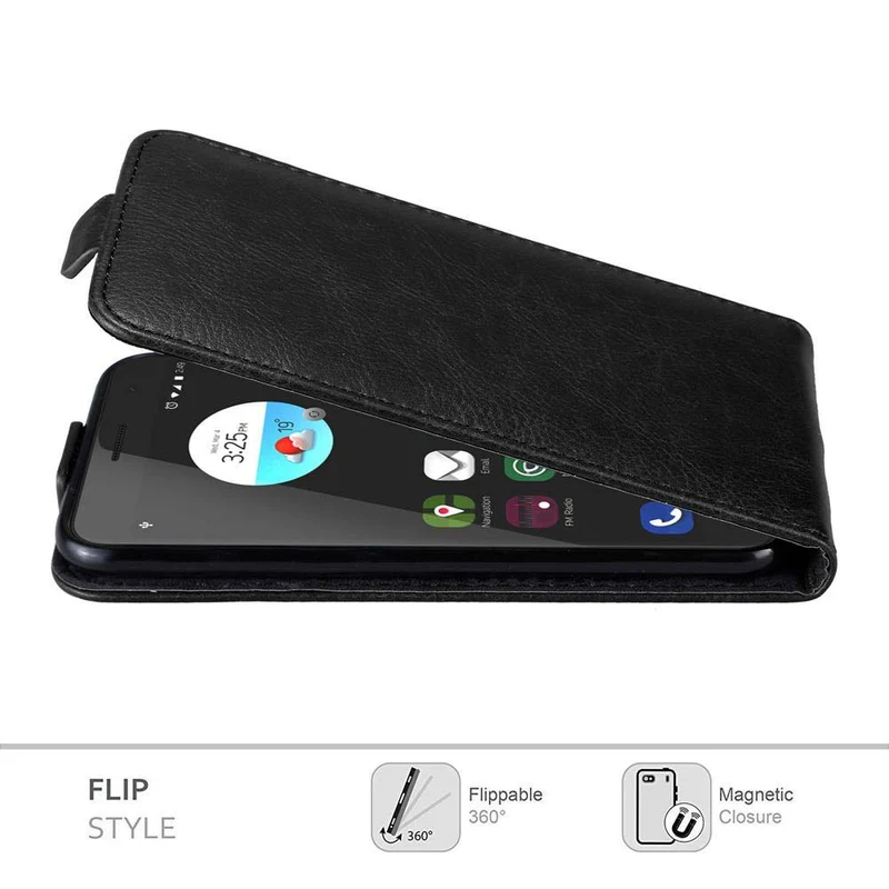 Cadorabo Hülle kompatibel mit ZTE Blade V7 Schutzhülle im Flip Design mit Magnetverschluss