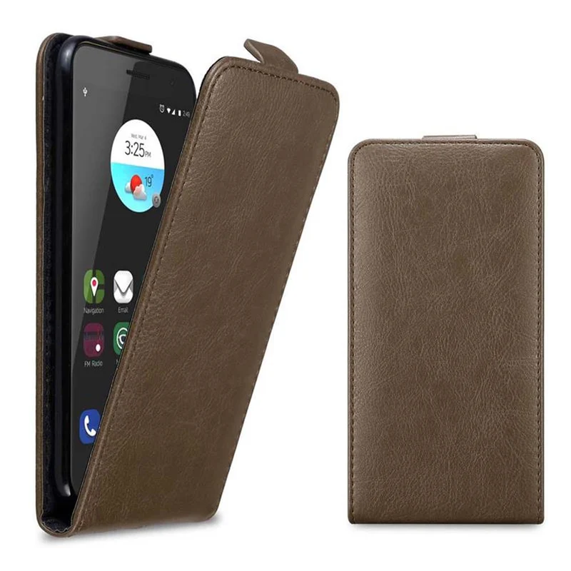 Cadorabo Hülle kompatibel mit ZTE Blade V7 Schutzhülle im Flip Design mit Magnetverschluss